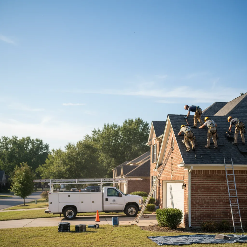 Roof Repair in Busby
